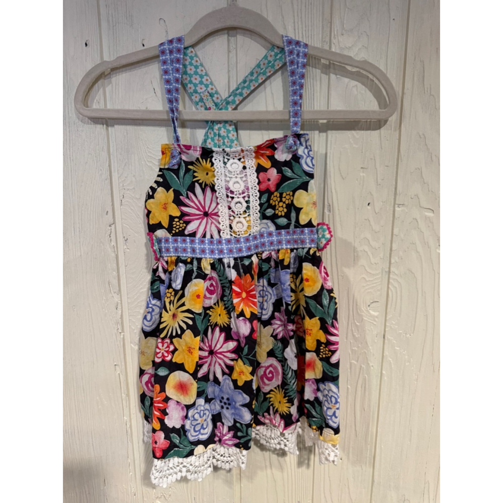 Girls' Matilda Jane 100% Cotton Dress Size 8 Multicolor Floral